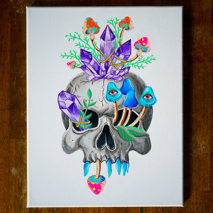 Crystal Skull Original Painting