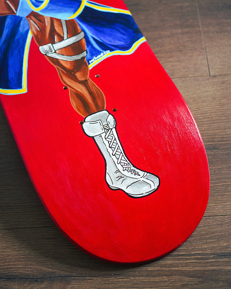 Chun Li Custom Skateboard