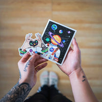 Outer Space (Set of 2 Stickers)