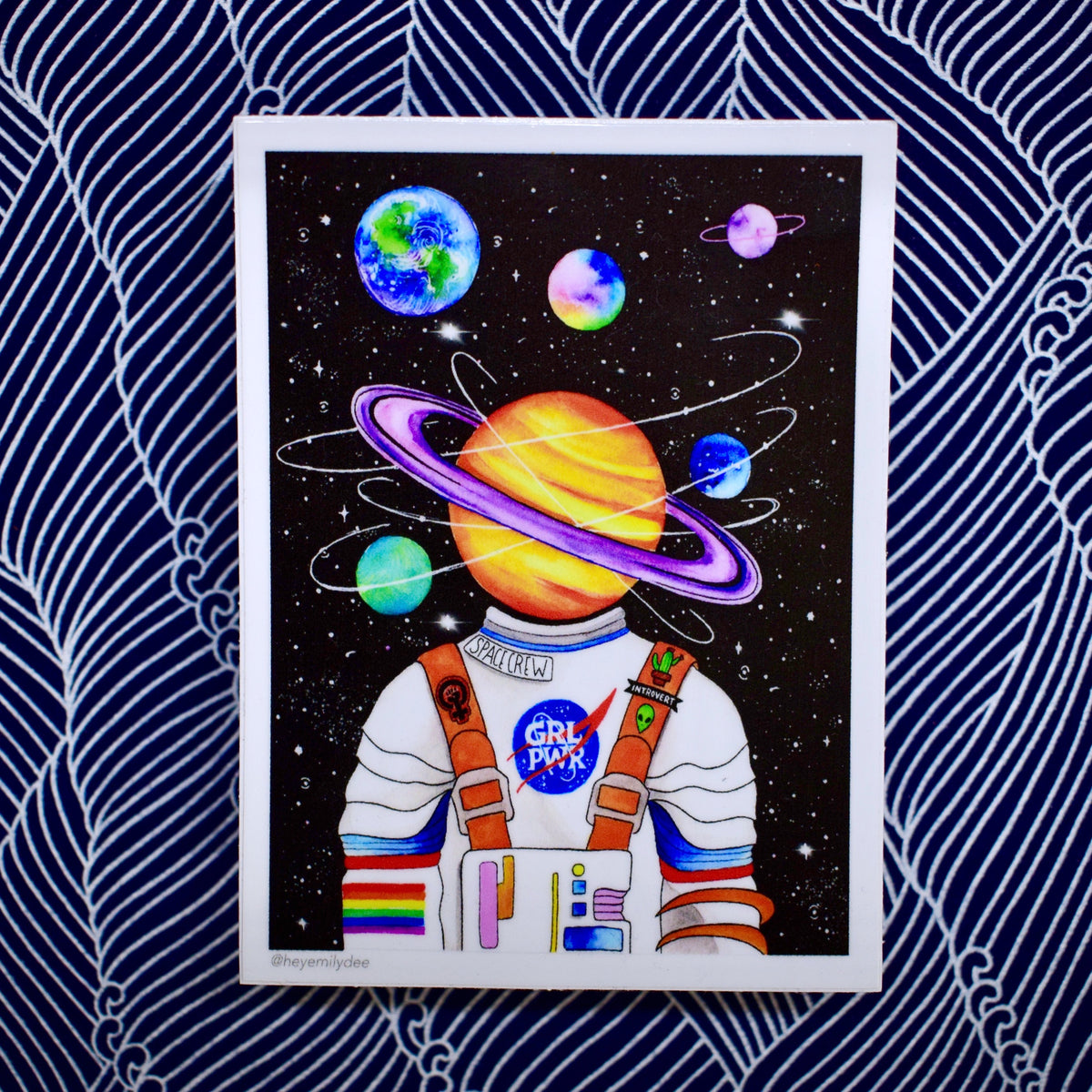 Outer Space (Set of 2 Stickers)