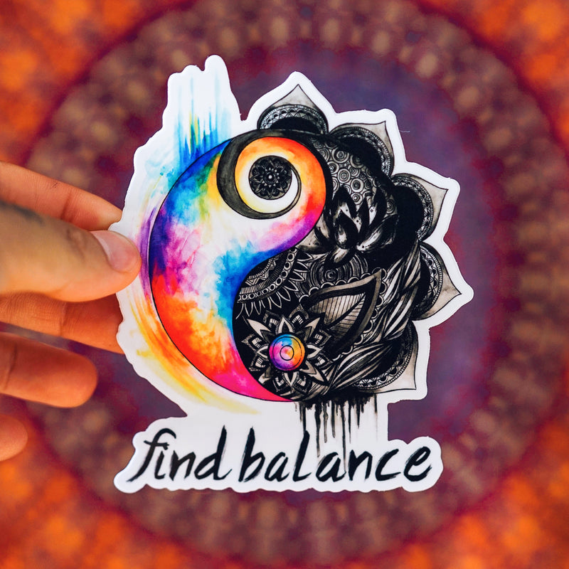Find Balance Sticker
