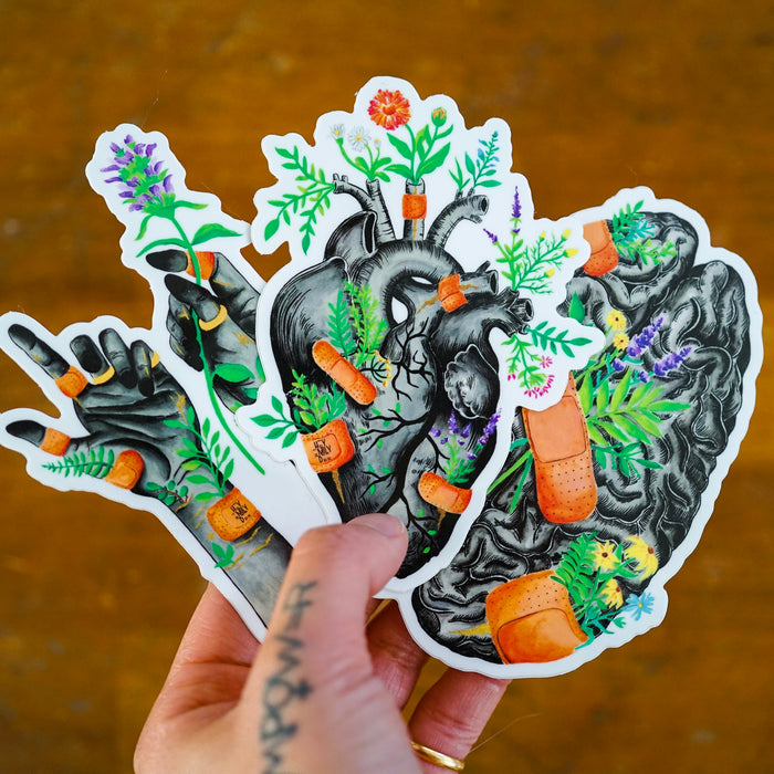 Healing Series (Set of 3 Stickers)