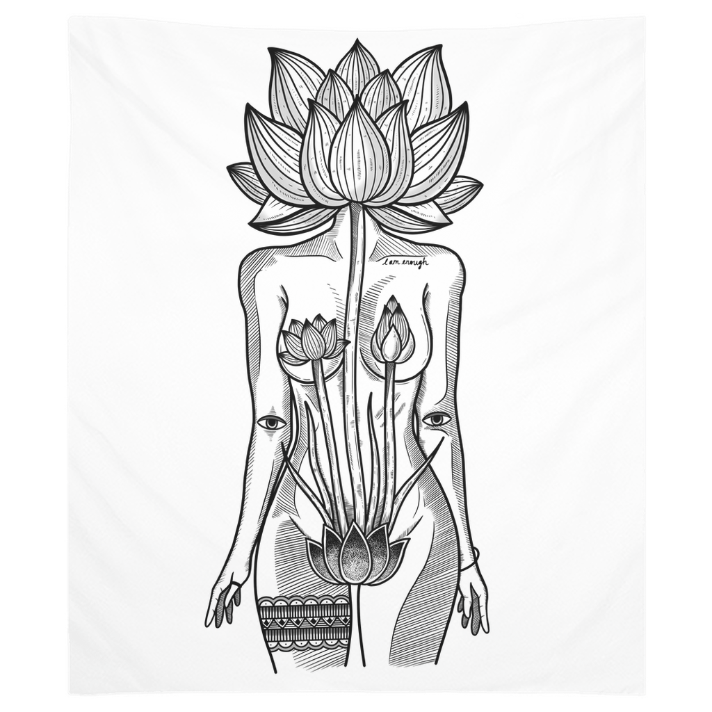 Lotus Goddess Tapestry