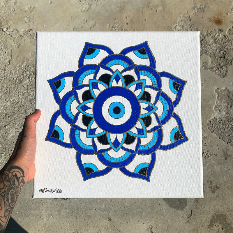 Evil Eye Mandala Painting